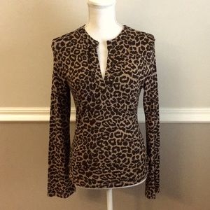 Like new Gerard Darel animal print top